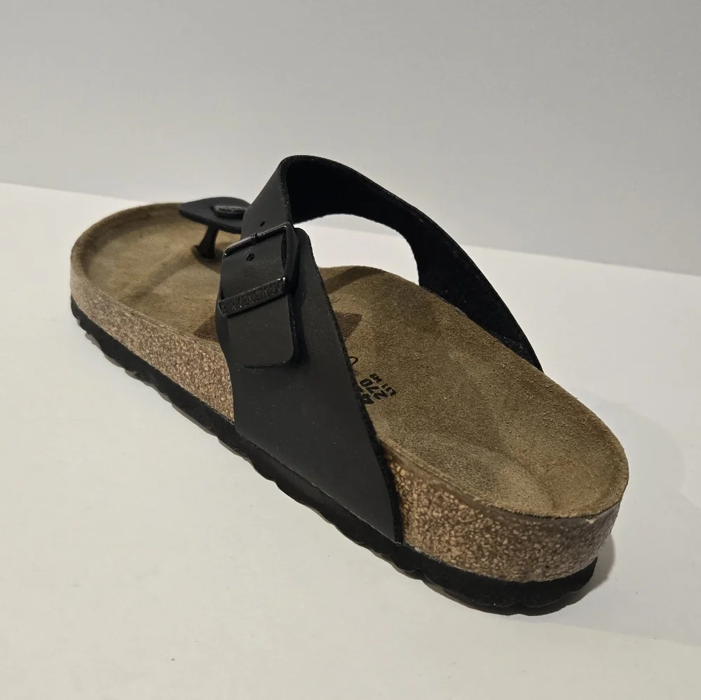 Birkenstock Gizeh Men's Black Buckle Sandals 9 - Picture 15 of 15